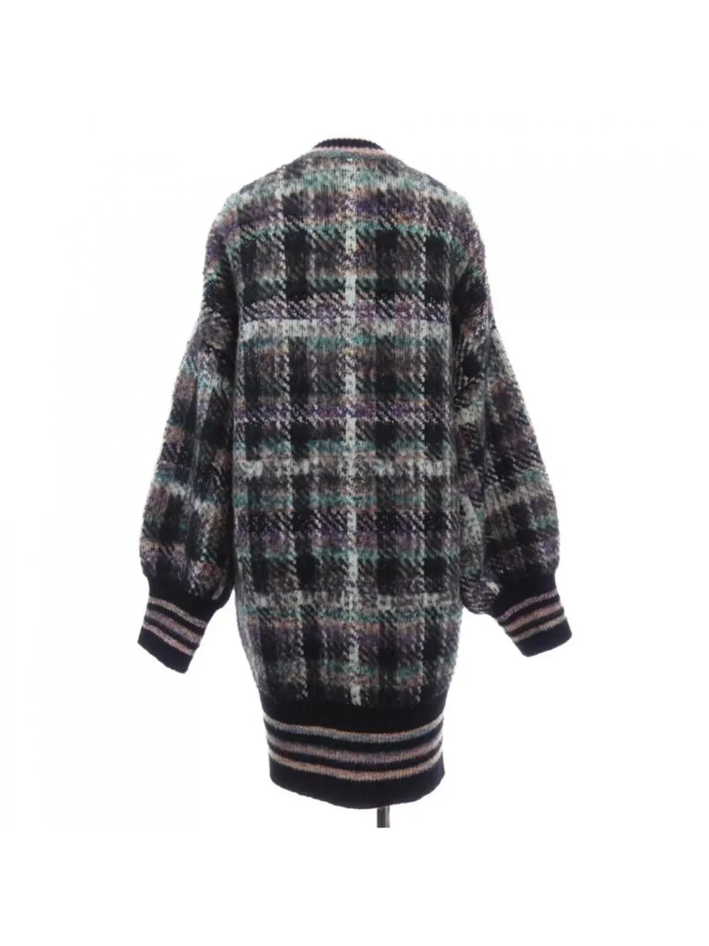 Chanel Knit Top Cashmere Black Green